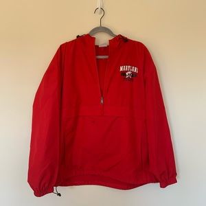 University of Maryland Quarter Zip Windbreaker